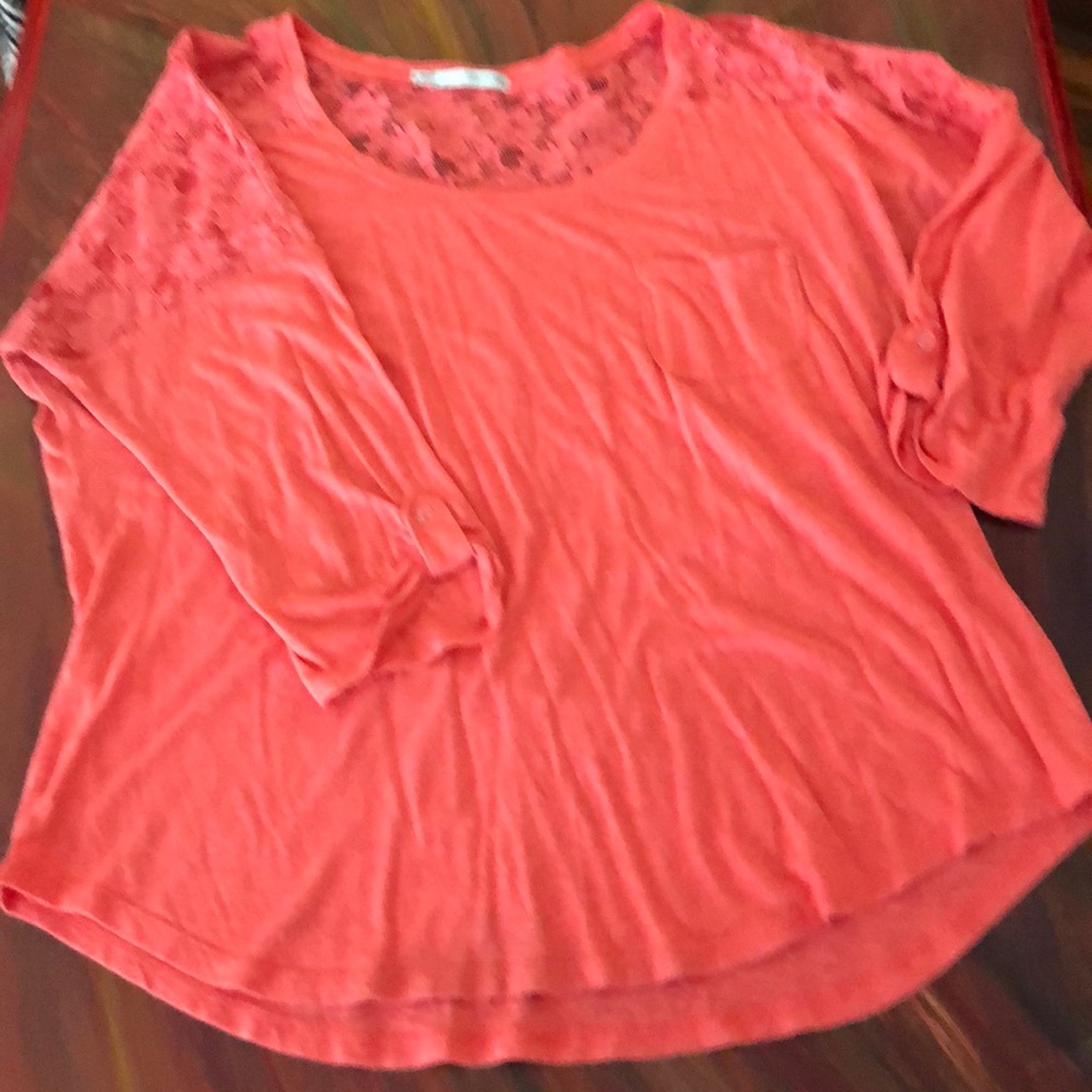 Maurice’s Top with lace.